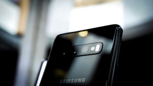 Samsung Galaxy black phone